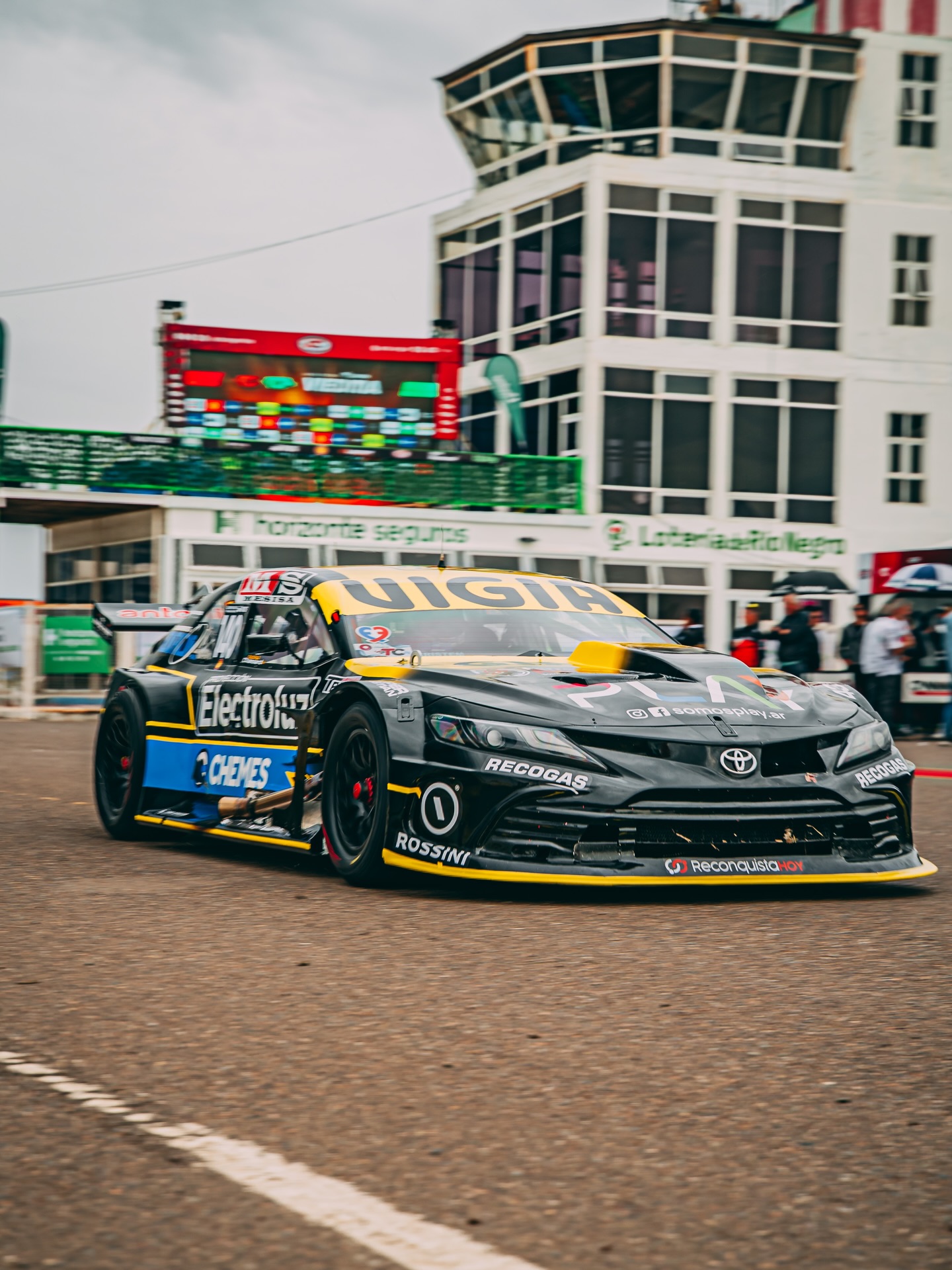 Toyota de TC de Gaspar Chansard con la marca Rossini